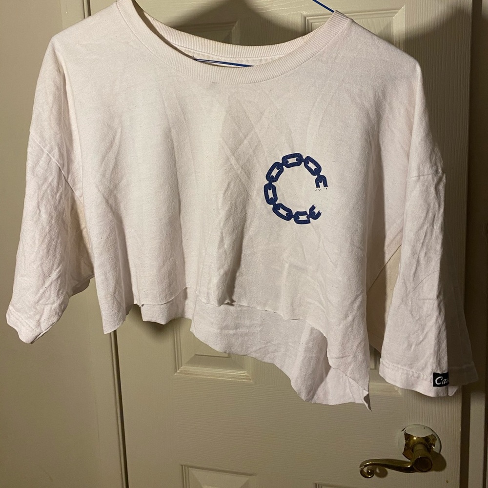 SOLD Crooks and Castles Crop Tee Shirt Women’s White